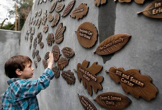 donor recognition wall example
