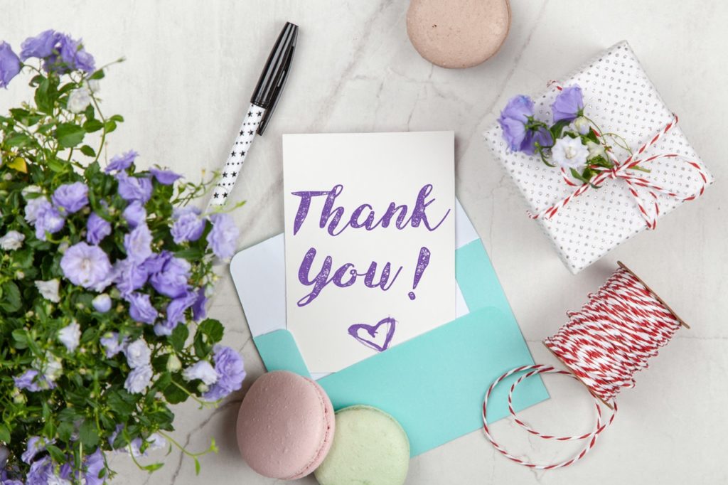 thanking volunteers
