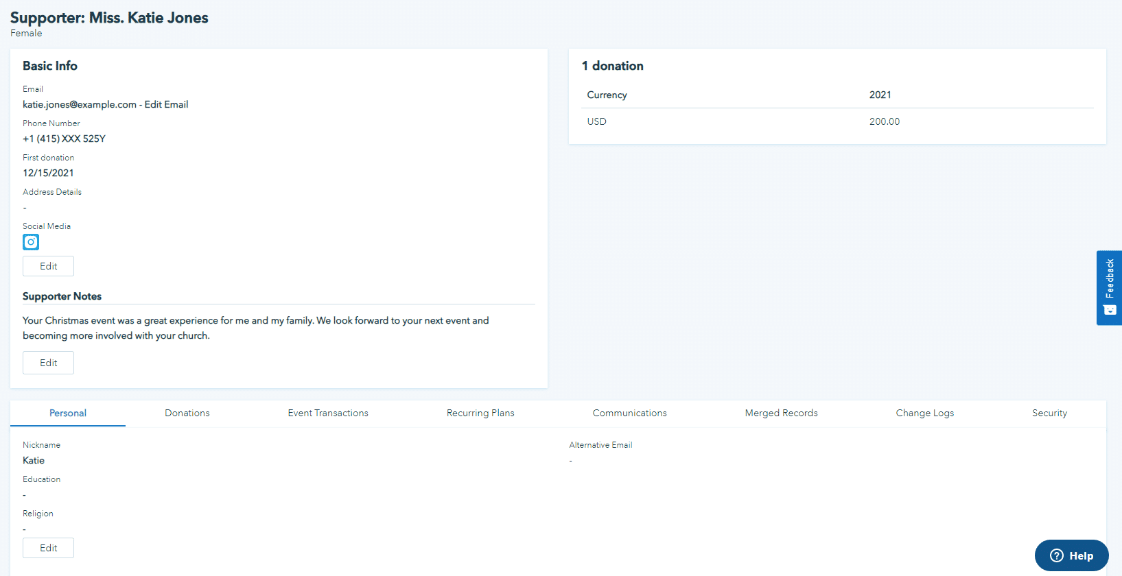 nonprofit database