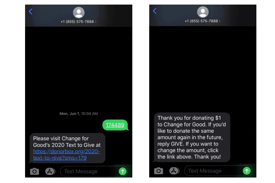 mobile giving